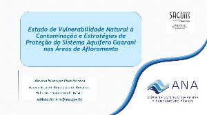 Estudo de vulnerabilidade natural à contaminação e estratégias de proteção do sistema aquífero Guarani nas áreas de afloramento
