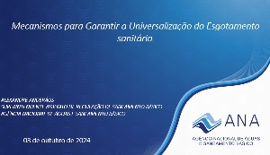 Mecanismos para garantir a universalização do esgotamento sanitário