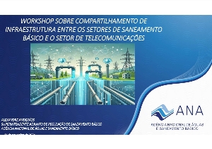 Workshop sobre compartilhamento de infraestrutura entre os setores de saneamento básico e o setor de telecomunicações [recurso eletrônico]