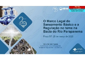 O Marco Legal do Saneamento Básico e a regulação no tema na bacia do rio Paranapanema