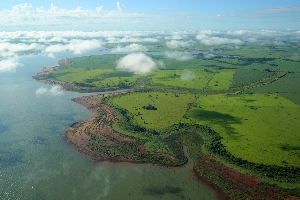 Sobrevoo à bacia do rio Grande