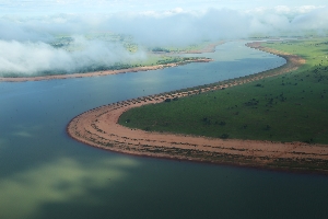 Sobrevoo à bacia do rio Grande