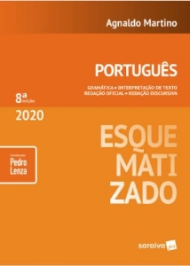 Português esquematizado : gramática, interpretação de texto, redação oficial, redação discursiva